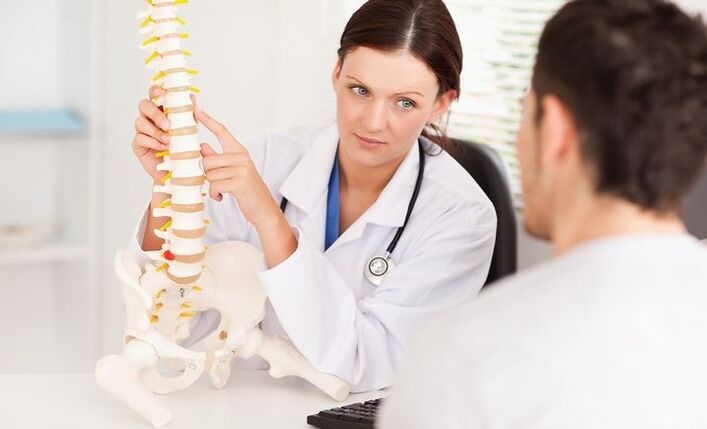 Trápaga osteokondrosiaren tratamendua agintzeko, medikua kontsultatu behar duzu